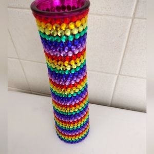 Rainbow vase 1